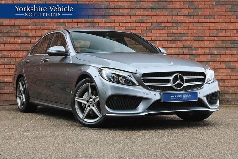 Grey Used 2017 Mercedes C220 AMG line Sedan | £12,750 (Fair price) - Image 1/1