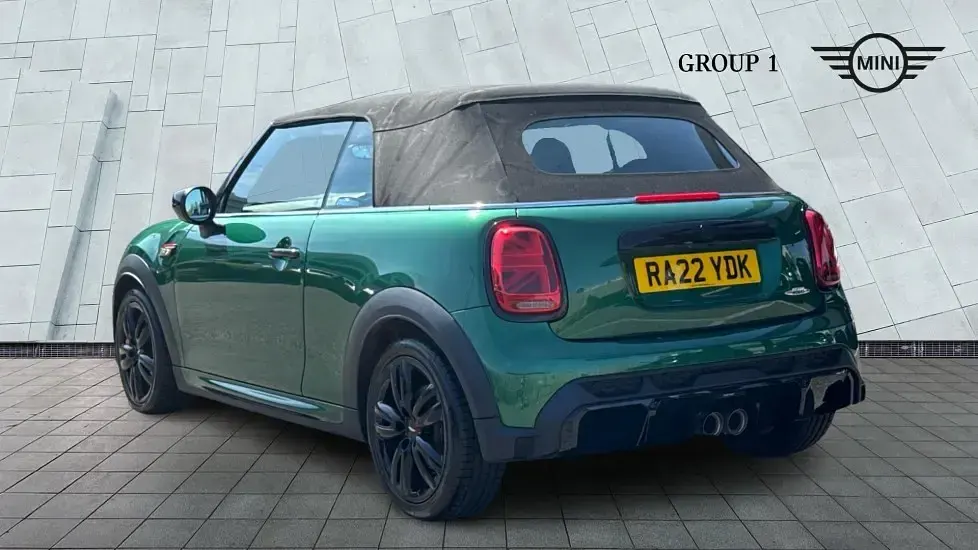 Used Mini John Cooper Works Cabriolet 228 HP (167 kW) 2022 Green Cabriolet