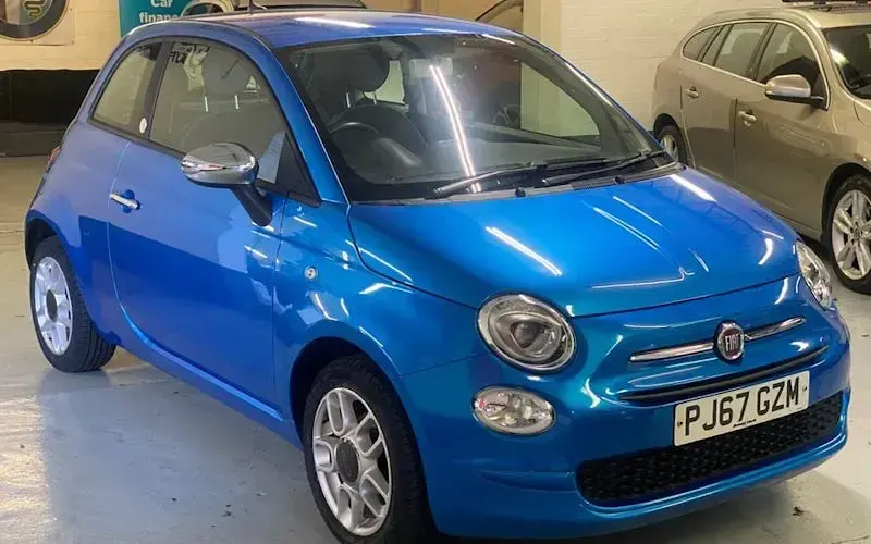 Used Fiat 500 Mirror 69 HP (50 kW) 2017 Blue Hatchback