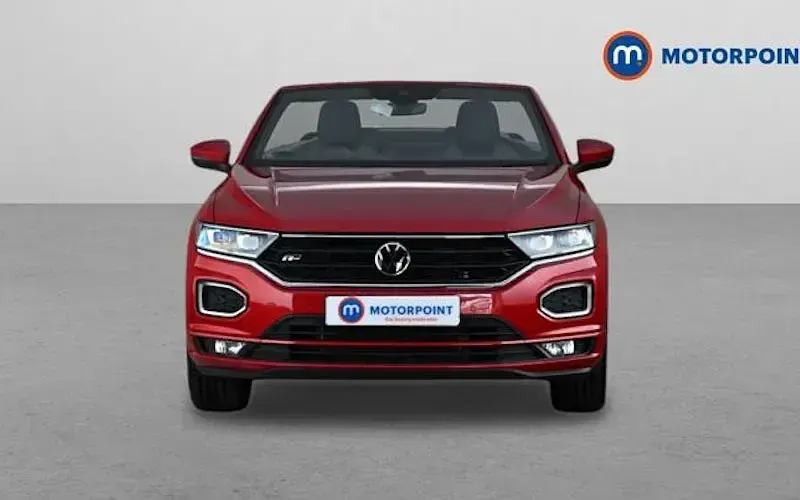 Used VW T-Roc Cabriolet R-line 150 HP (110 kW) 2021 Red Cabriolet