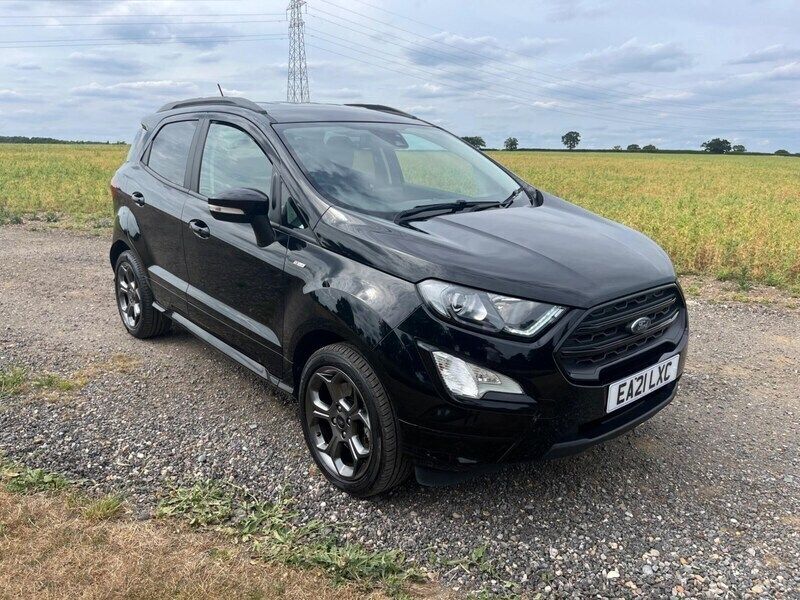Black Used 2021 Ford Ecosport ST-Line SUV | £11,495 (Fair price) - Image 1/4
