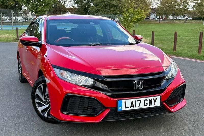 Red Used 2017 Honda Civic SE Hatchback | £10,495 (Fair price) - Image 1/1
