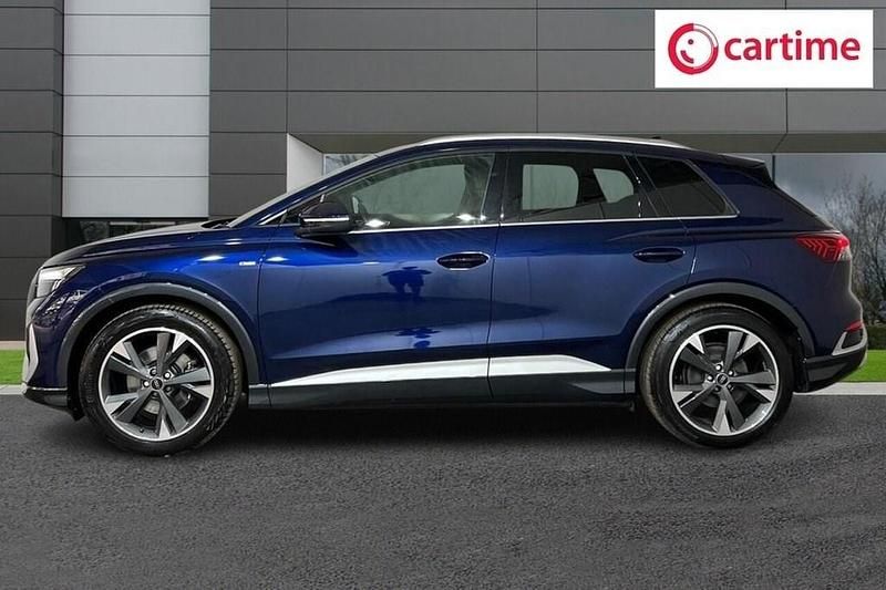 Second-hand Audi Q4 e-tron S-Line 125 kW (170 CP) 2022 Albastru SUV