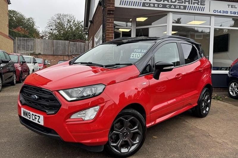 Red Used 2019 Ford Ecosport ST-Line SUV | £9,495 (Good price) - Image 1/1