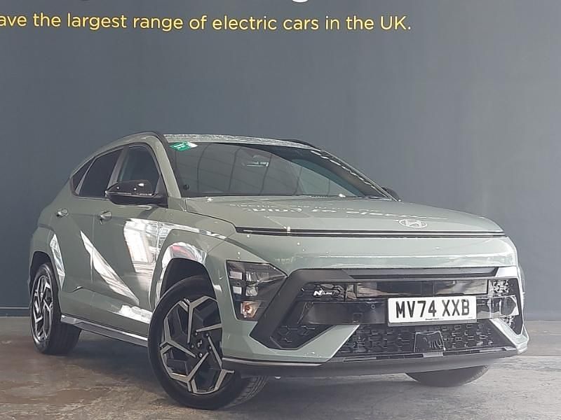 Green Used 2024 Hyundai Kona N Line SUV | £27,998 (Expensive) - Image 1/4
