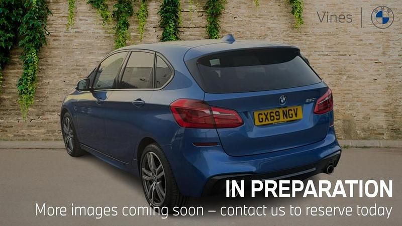 Used BMW 220 Active Tourer M Sport 189 HP (139 kW) 2019 Blue MPV