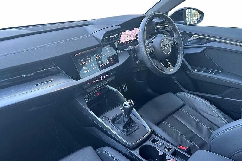 Used Audi A3 S-Line 150 HP (110 kW) 2023 Black Sedan