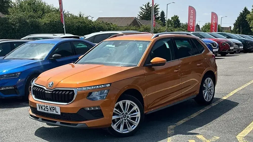 Used Skoda Kamiq SE L 150 HP (110 kW) 2025 Orange SUV