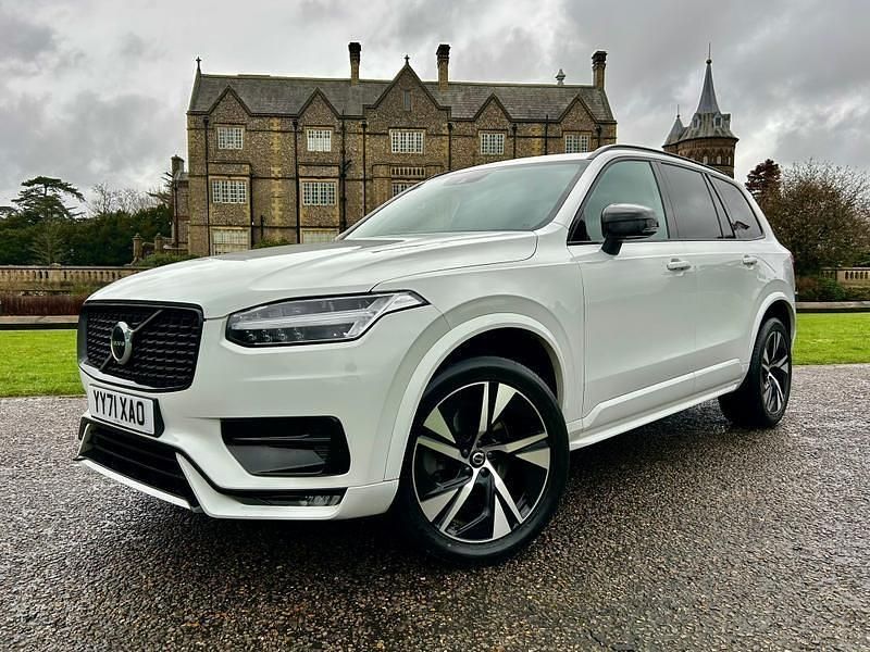 White Used 2022 Volvo XC90 R-Design SUV | £33,995 (Good price) - Image 1/3