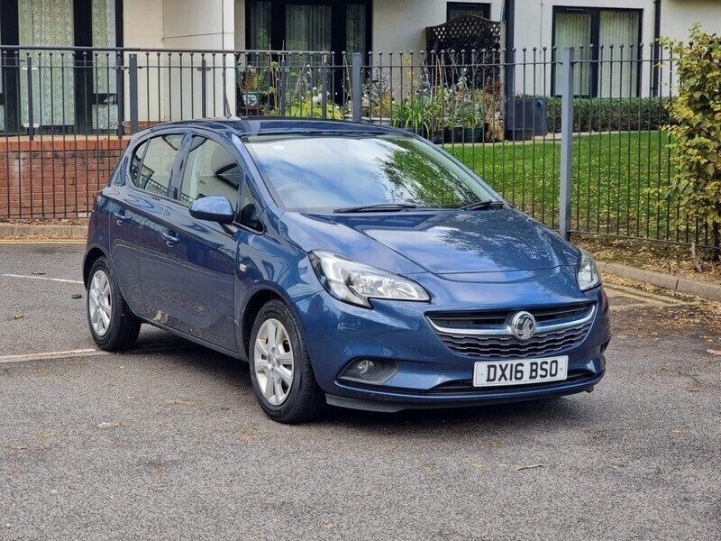 Blue Used 2016 Vauxhall Corsa Design Edition Hatchback | £3,200 (Good price) - Image 1/4