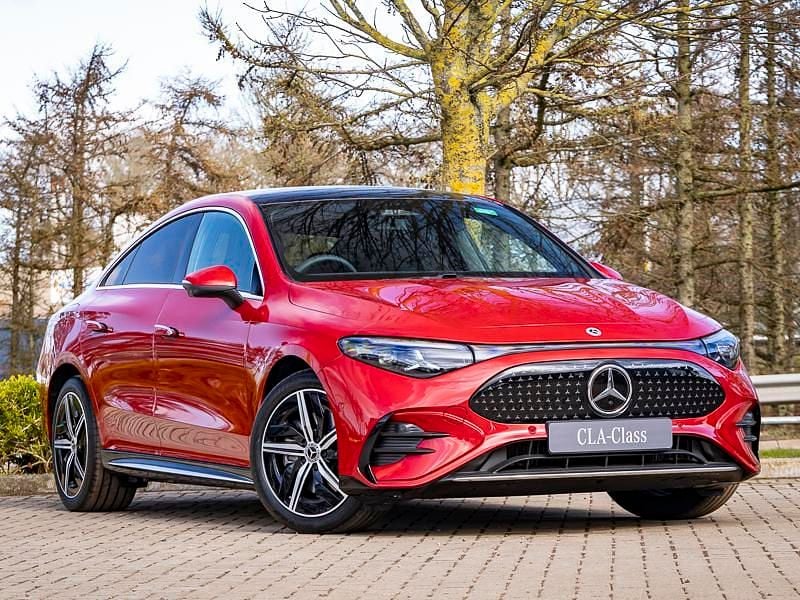 New Mercedes CLA 250+ AMG line 200 kW (272 HP) 2025 Red Sedan