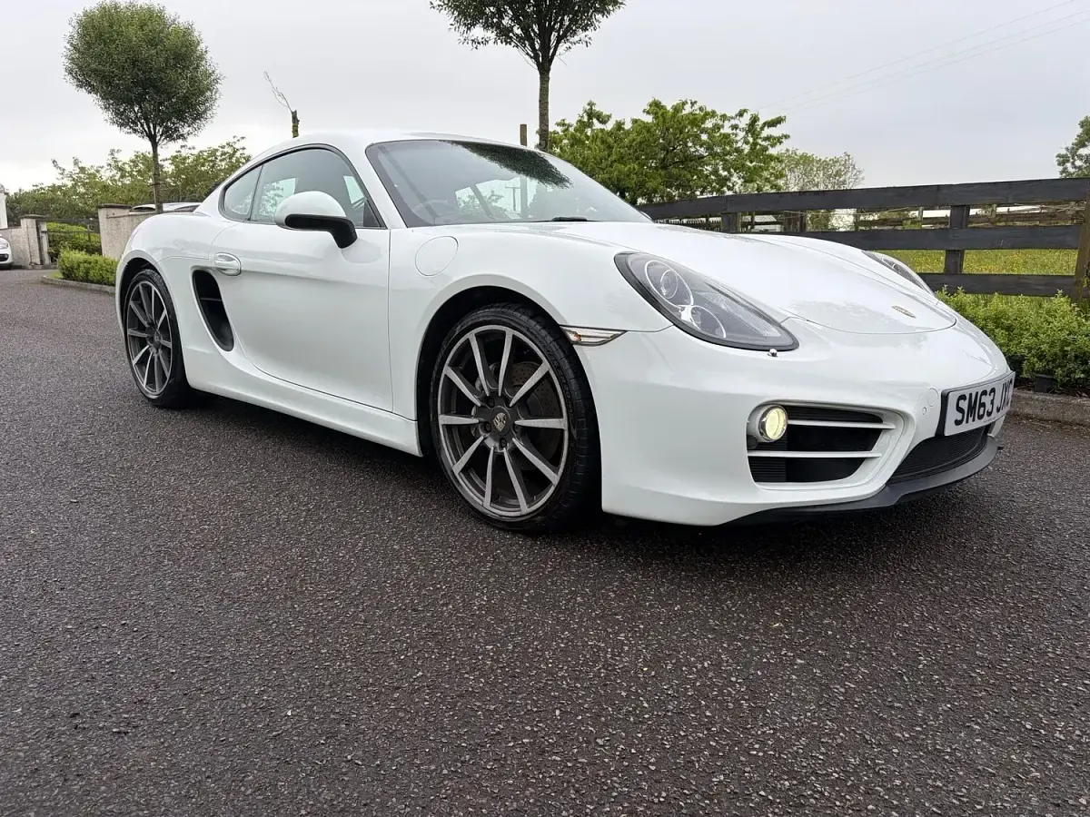 Used Porsche Cayman 2014 White Coupe