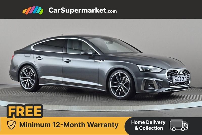Grey Used 2023 Audi A5 S-Line Coupe | £25,497 (Good price) - Image 1/4