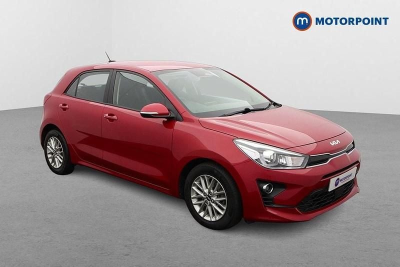Red Used 2022 Kia Rio Hatchback | £12,049 (Good price) - Image 1/4