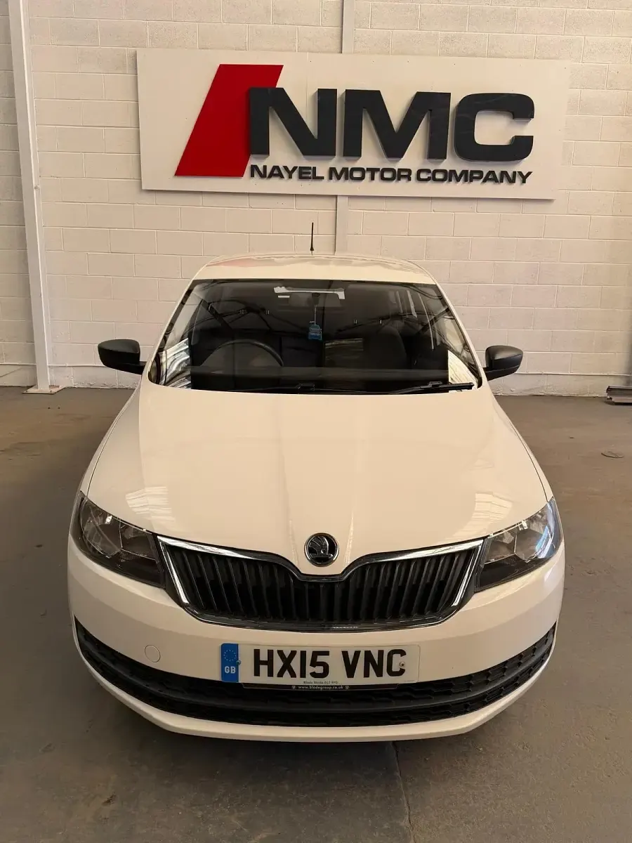Begagnad Skoda Rapid 2015 Vit Halvkombi