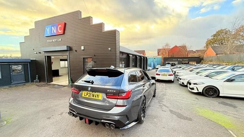 Grey Used 2021 BMW 330e M Sport Estate | £22,991 (Fair price) - Image 1/4