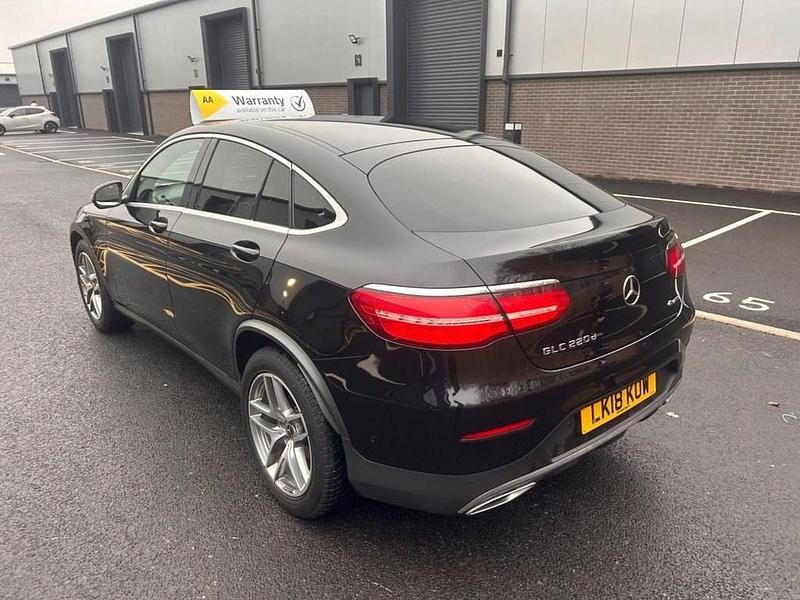 Used Mercedes GLC220 AMG line 170 HP (125 kW) 2018 Black Coupe