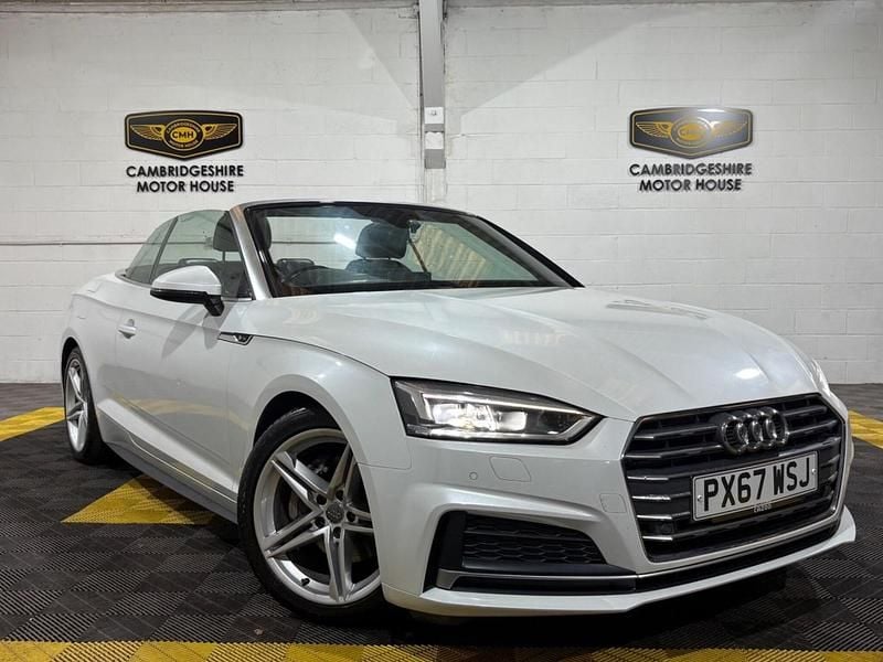White Used 2017 Audi A5 Cabriolet S-Line Cabriolet | £12,850 (Fair price) - Image 1/4