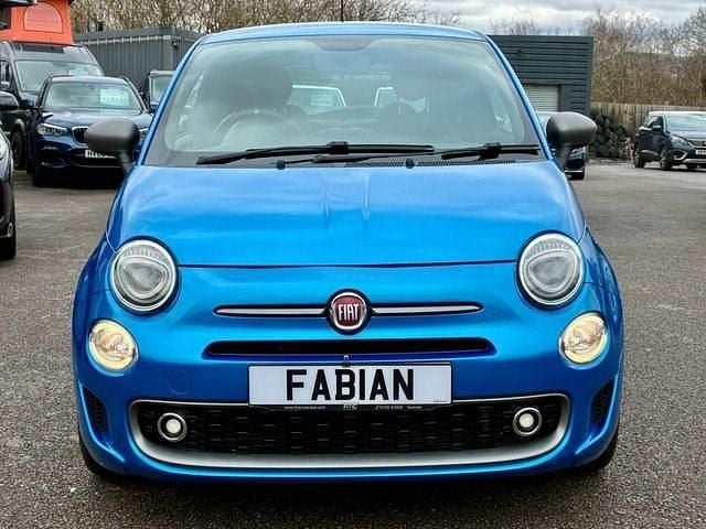 Used Fiat 500 S 69 HP (50 kW) 2018 Blue Hatchback