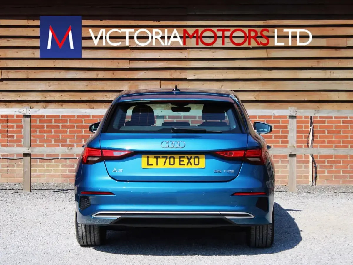 Used Audi A3 Sport 150 HP (110 kW) 2020 Blue Sedan