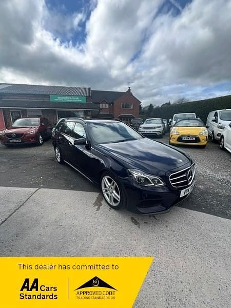 Begagnad Mercedes E220 AMG 174 HK (127 kW) 2016 Blå Kombi