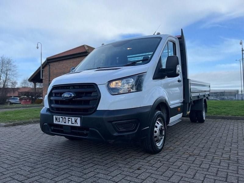 Used Ford Transit S 130 HP (95 kW) 2020 White Cabriolet