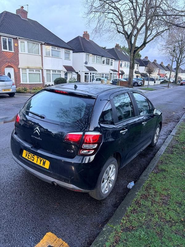 Used Citroën C3 PureTech 2015 Black Hatchback