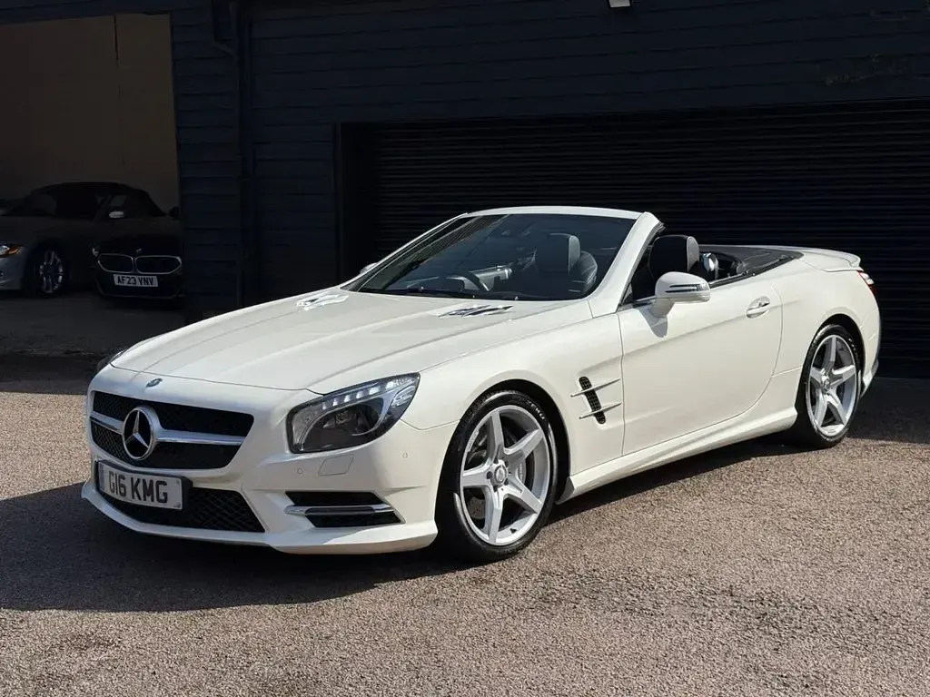 Used Mercedes SL400 AMG 333 HP (244 kW) 2014 White Cabriolet