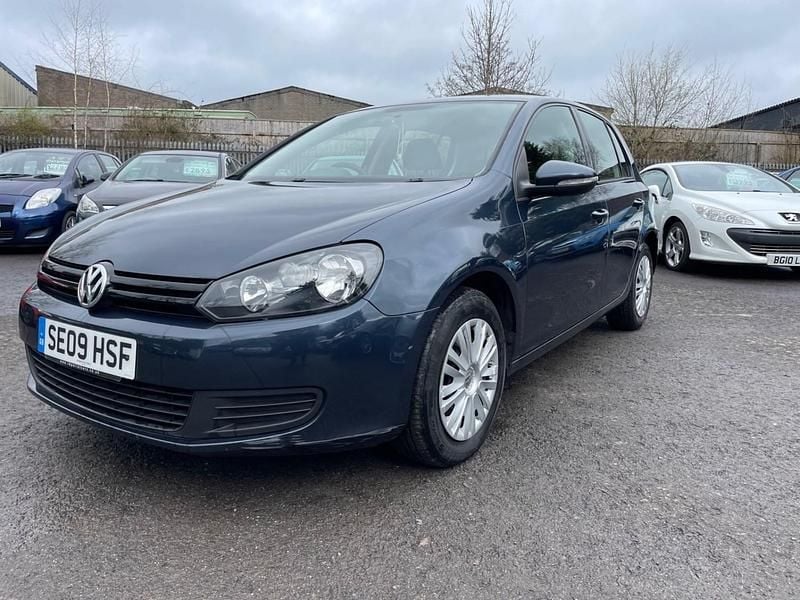 Used VW Golf VI S 122 HP (89 kW) 2009 Blue Hatchback
