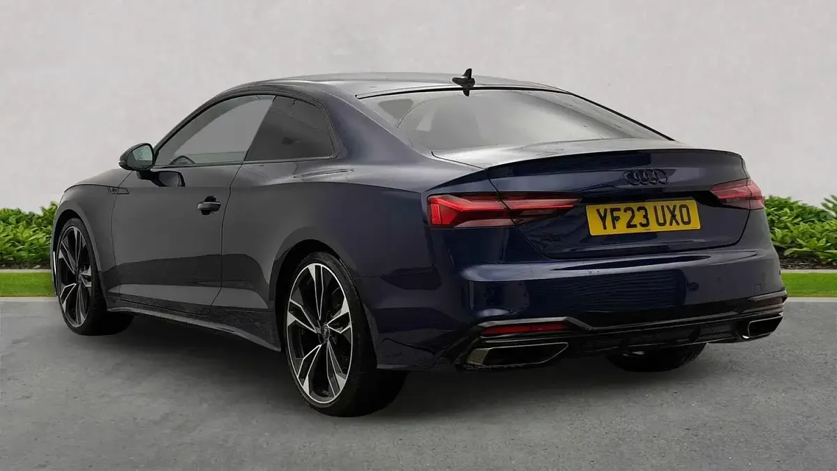 Used Audi A5 Black Edition 147 HP (108 kW) 2023 Blue Coupe