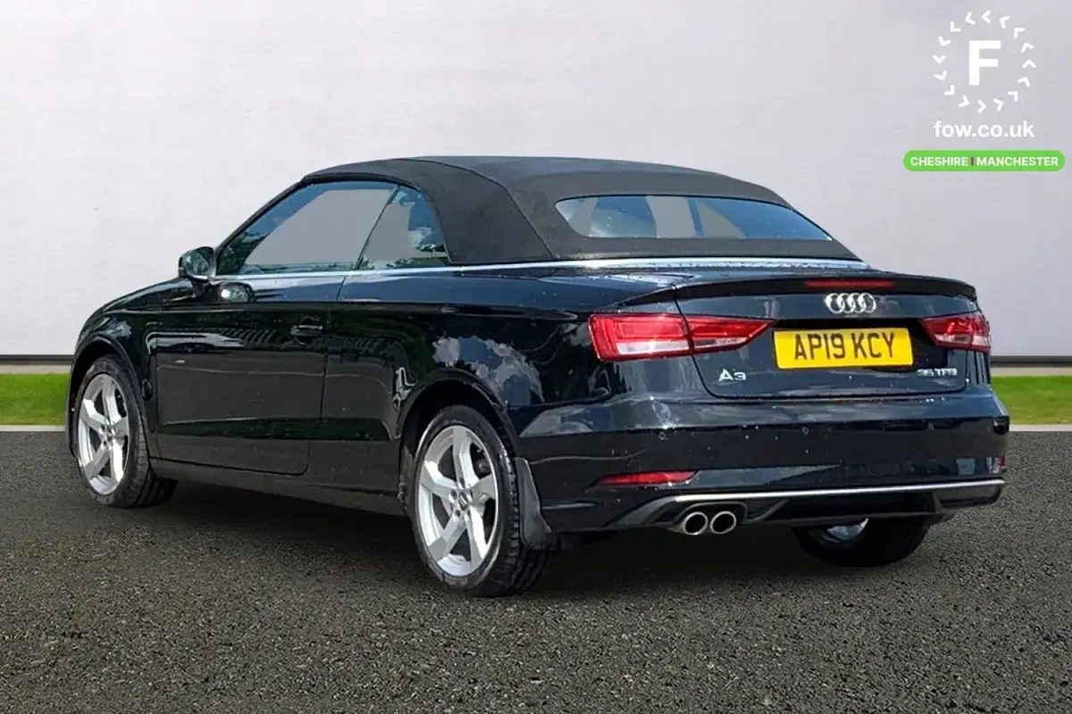 Used Audi A3 Cabriolet Sport 150 HP (110 kW) 2019 Black Cabriolet