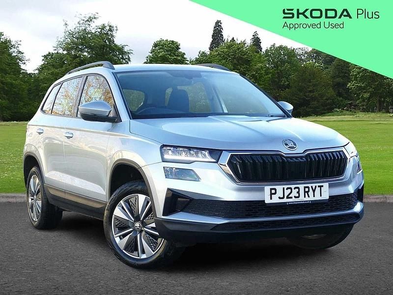 Silver Used 2023 Skoda Karoq SE Drive SUV | £17,595 (Good price) - Image 1/4
