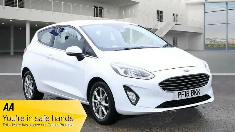 White Used 2018 Ford Fiesta Zetec Hatchback | £5,495 (Good price) - Image 1/3