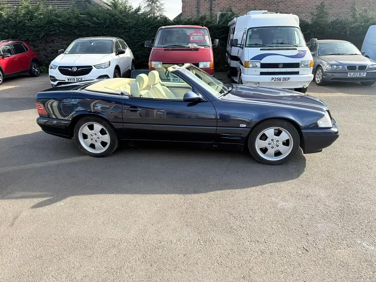 Used Mercedes SL280 2000 Blue Cabriolet