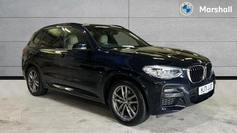 Black Used 2021 BMW X3 M Sport SUV | £27,490 (Good price) - Image 1/4