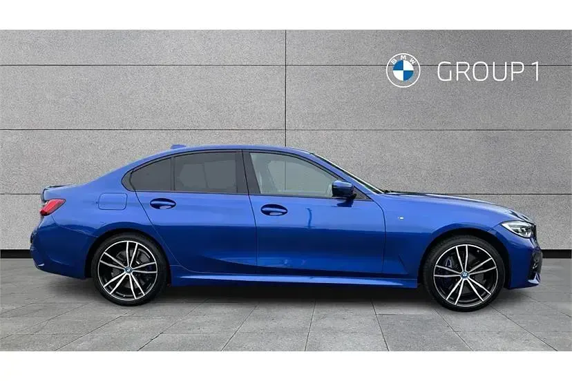Used BMW 330e M Sport 292 HP (214 kW) 2019 Blue Sedan