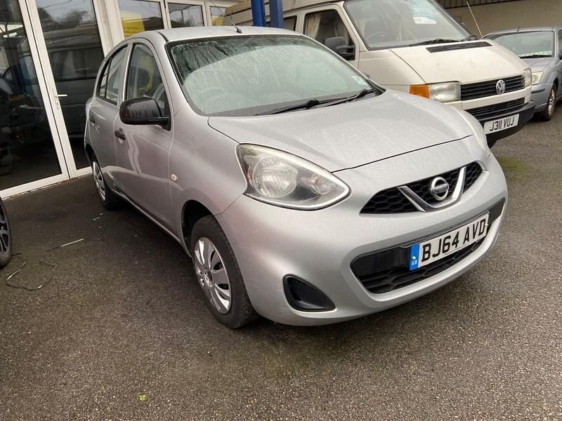Silver Used 2014 Nissan Micra Visia Hatchback | £3,995 (Fair price) - Image 1/4