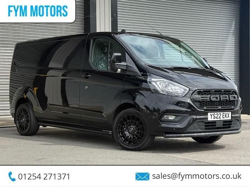 Black Used 2022 Ford Transit Custom Limited Van | £14,495 (Fair price) - Image 1/3