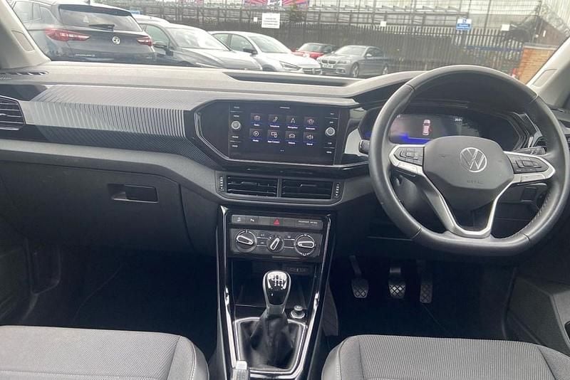 Used VW T-Cross Black Edition 110 HP (80 kW) 2022 White SUV