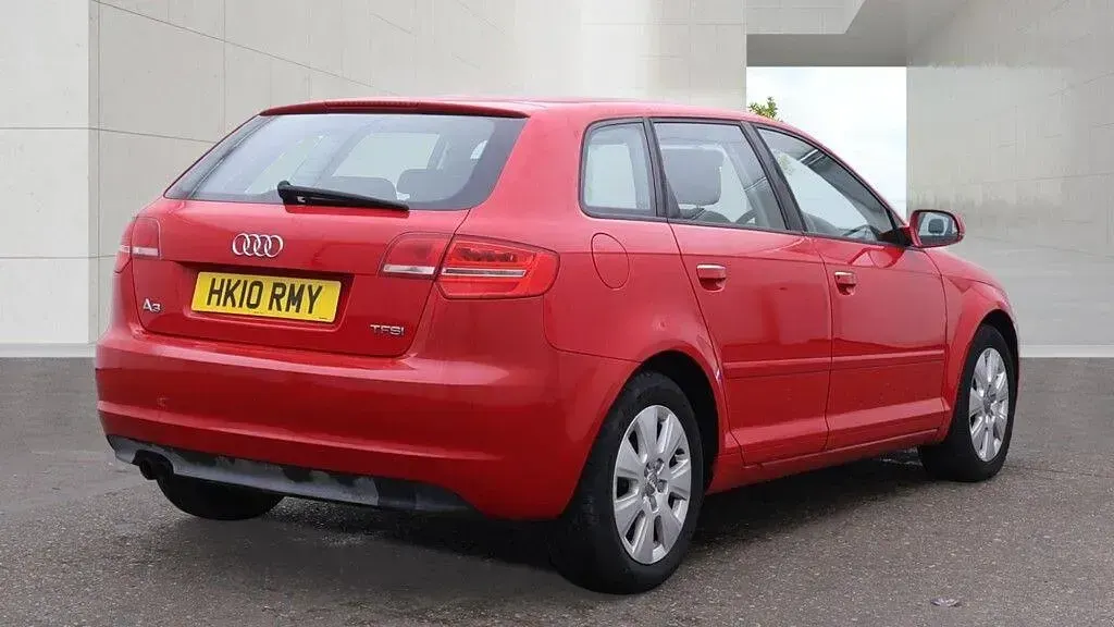 Used Audi A3 Sportback 2010 Red Hatchback