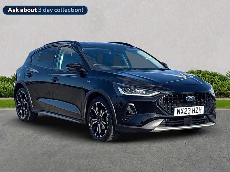 Black Used 2023 Ford Focus Active X Hatchback | £18,165 (Fair price) - Image 1/4