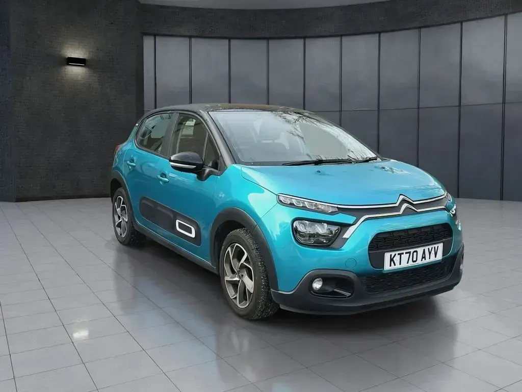Used Citroën C3 PureTech 83 HP (61 kW) 2021 Blue Hatchback