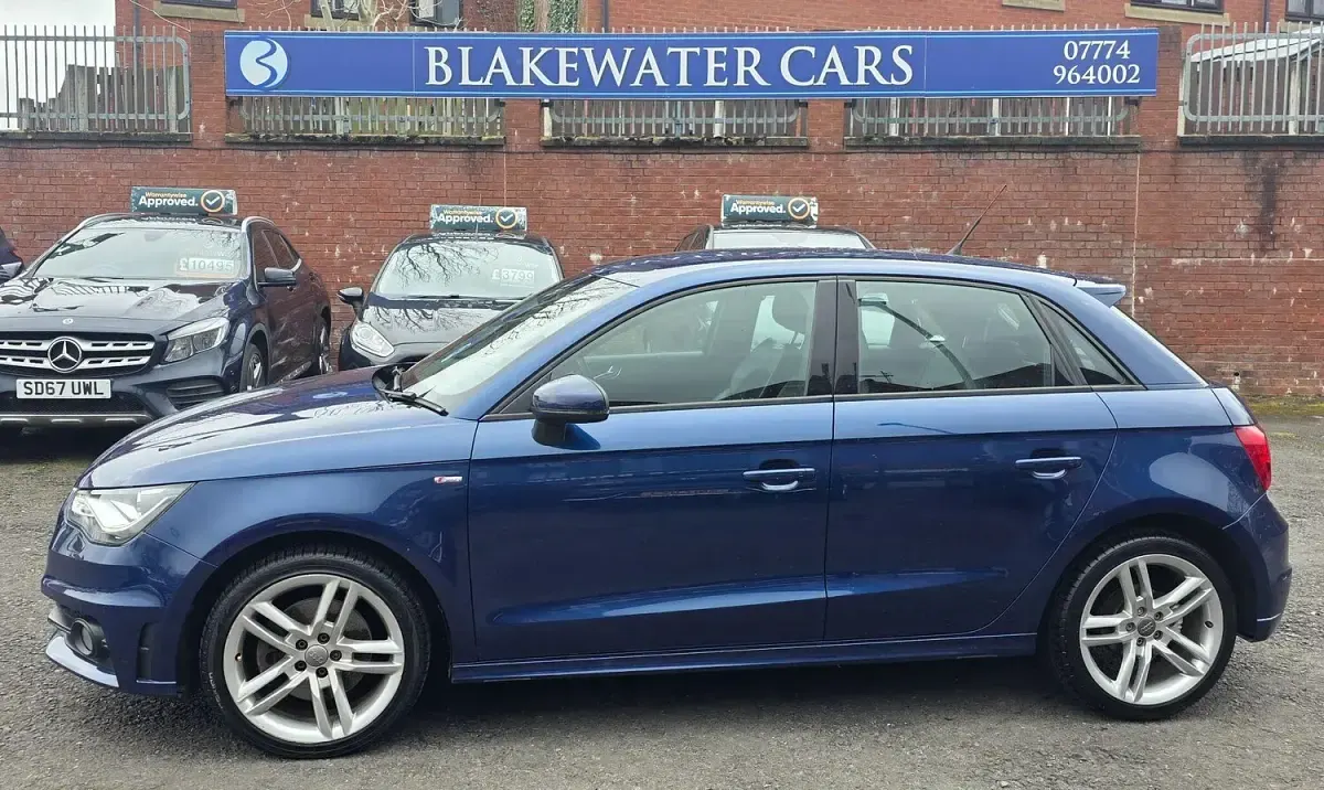 Used Audi A1 Sportback S-Line 2012 Blue Hatchback