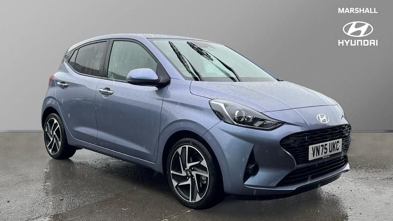 New Hyundai i10 Premium 79 HP (58 kW) 2025 Meta blue Hatchback