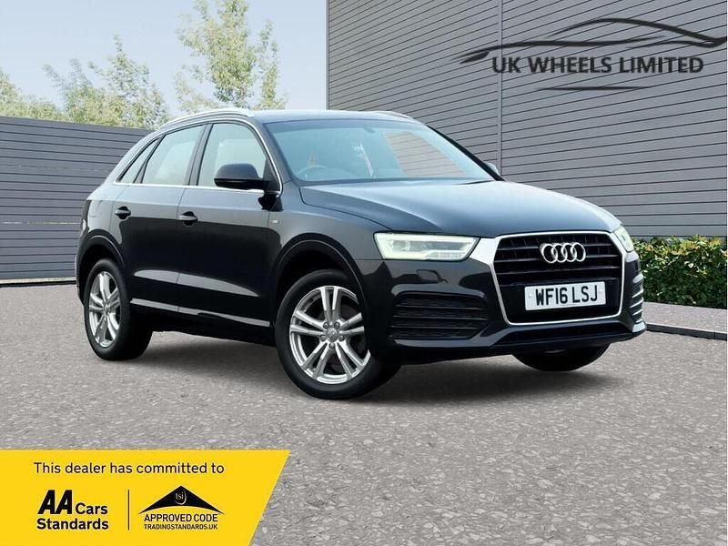 Black Used 2016 Audi Q3 S-Line SUV | £12,690 (Good price) - Image 1/3