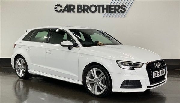 White Used 2020 Audi A3 Sportback S-Line Hatchback | £13,795 (Fair price) - Image 1/1