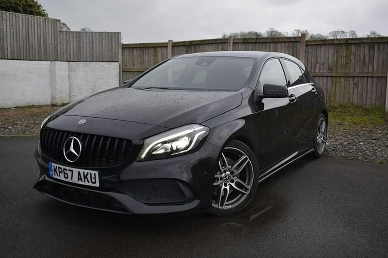 Used Mercedes A220 AMG line 177 HP (130 kW) 2017 Black Hatchback