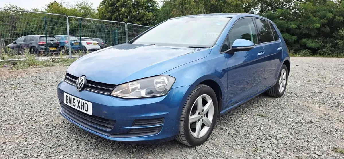Used VW Golf VII 2015 Blue Hatchback