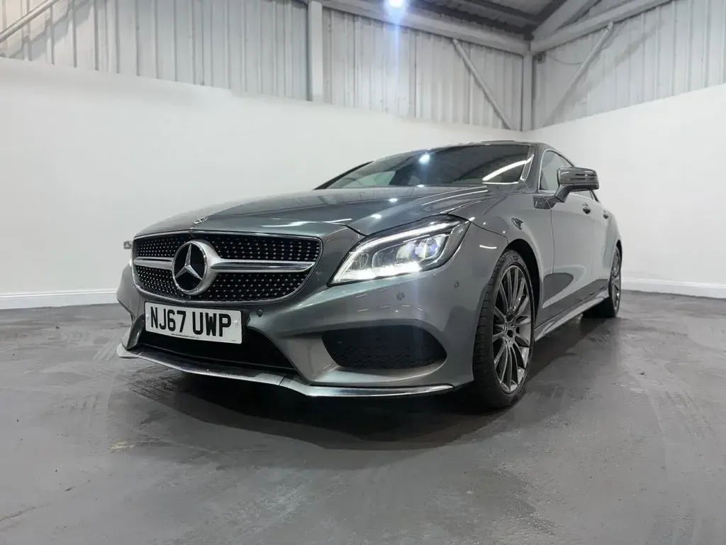 Used Mercedes CLS350 AMG line 258 HP (189 kW) 2017 Grey Coupe
