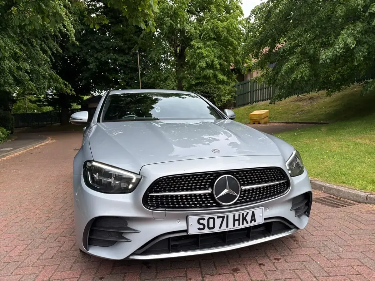 Used Mercedes E300 AMG line 2021 Silver Sedan